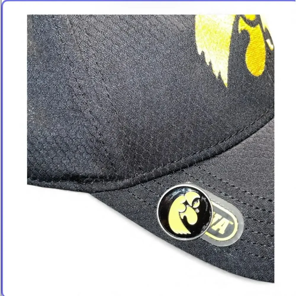 Iowa Hawkeyes Ahead Golf Hat Magnetic Ball Marker NCAA Tigerhawks Tech UPF 30+